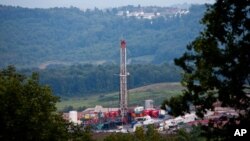 Planta de gas natural en Morgantown, West Virginia. La oferta excede la demanda de gas natural líquido.