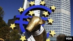 Bank Sentral Eropa telah diberi wewenang untuk mengawasi bank-bank di 17 negara pengguna mata uang Euro, dan lembaga-lembaga di negara-negara Uni Eropa lain yang memutuskan untuk masuk dalam sistem Zona tersebut (Foto: dok).