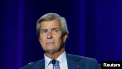 Vincent Bolloré, le 17 avril 2015 à Paris. 