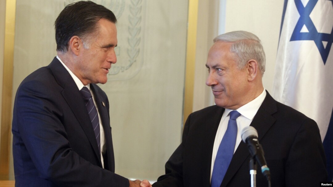 PM Israel Benjamin Netanyahu (kanan) merupakan teman dekat dan lebih mendukung Capres Mitt Romney dalam pilpres AS yang baru saja berakhir (foto: dok).