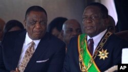 UMongameli Emmerson Mnangagwa lomsekeli wakhe, uMnu. Constantino Chiwenga.