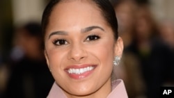 FILE - Dancer Misty Copeland attends the American Ballet Theatre's 75th Anniversary Diamond Jubilee Spring Gala at Metropolitan Opera House.