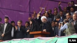 Tổng thống Iran Hassan Rouhani tái đắc cử sau khi giành được 57 phần trăm số phiếu trong số bốn ứng cử viên.