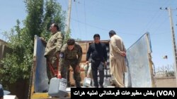 مقام‌ها در ولایت هرات ۲۰ تن مواد کیمیاوی را کشف و ضبط کردند که از آن در تولید هیرویین استفاده می‌شود