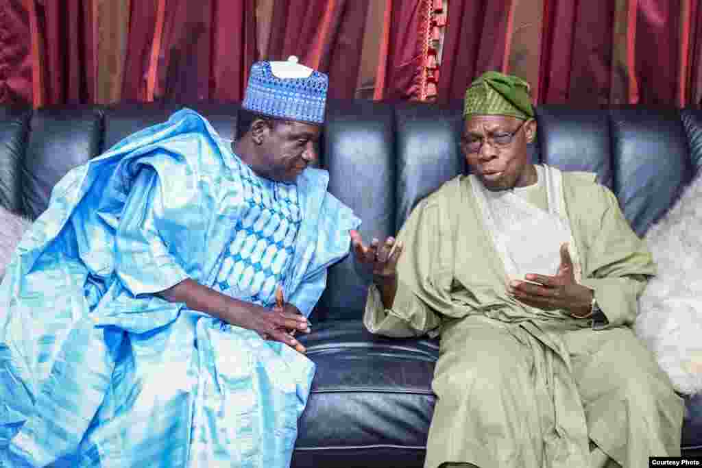 Ziyarar tsohon shugaban Najeriya Olusegun Obasanjo a Filato