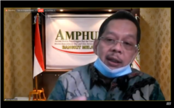 Joko Asmoro, Ketua Umum Asosiasi Muslim Penyelenggara Haji dan Umrah Indonesia, memperkirakan ongkos ibadah umrah naik. (Tangkapan layar)