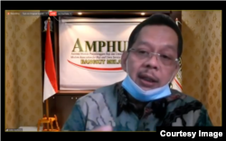 Joko Asmoro, Ketua Umum Asosiasi Muslim Penyelenggara Haji dan Umrah Indonesia, memperkirakan ongkos ibadah umrah naik. (Tangkapan layar)