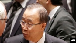 Ban Ki-moon, secrétaire général de l'ONU