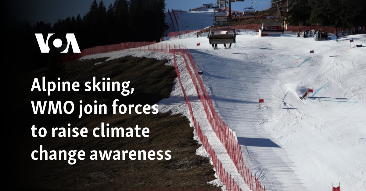 Alpine skiing, WMO join forces to raise climate change awareness