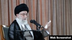 سخنرانی آیت الله علی خامنه ای رهبر ایران، در جمع فرماندهان ارشد سپاه پاسداران