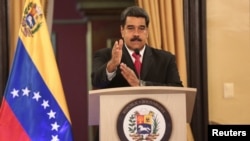 El presidente de Venezuela, Nicolás Maduro, habló el domingo, 5 de agosto de 2018 en Caracas.