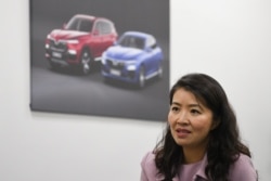 FILE VinFast CEO Nguyen Thi Van Anh reacts during an interview in Hai Phong City, Vietnam, April 22, 2021. Picture taken April 22, 2021. REUTERS/Thanh Hue