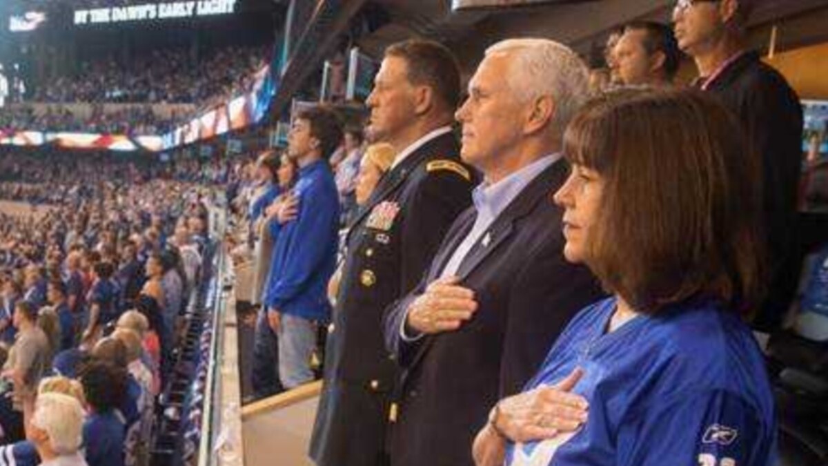 Mike Pence Walks Out of Football Game Because Players Knelt