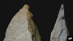 Early humans were using stone hand axes as far back as 1.8 million years ago.