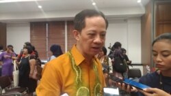 Deputi Bidang Perlindungan Perempuan dan Anak Kementerian Koordinator Bidang Pembangunan Manusia dan Kebudayaan, Ghafur Dharma Putra. (Foto: Sasmito Madrim/VOA)