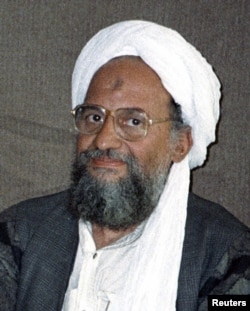 Al-Qaida chief Ayman al-Zawahiri, November 10, 2001.