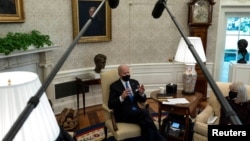 Президент Джо Байден в Овальном кабинете (архивное фото) 