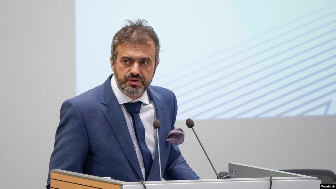Sergej Trifunović prilikom obraćanja u Pokretu slobodnih građana (Foto: Fejsbuk stranica PSG)