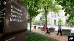 IRS Federal Building, the Internal Revenue Service Building in Washington, Aug. 19, 2015.