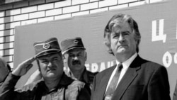 Ratko Mladic i Radovan Karadžić u Banjaluci, 26. juni 1995. godine