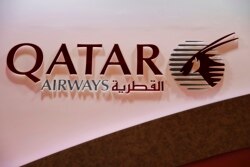 Logo maskapai penerbangan Qatar Airways. (Foto: dok).