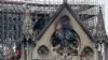 La cathédrale Notre-Dame de Paris dévastée