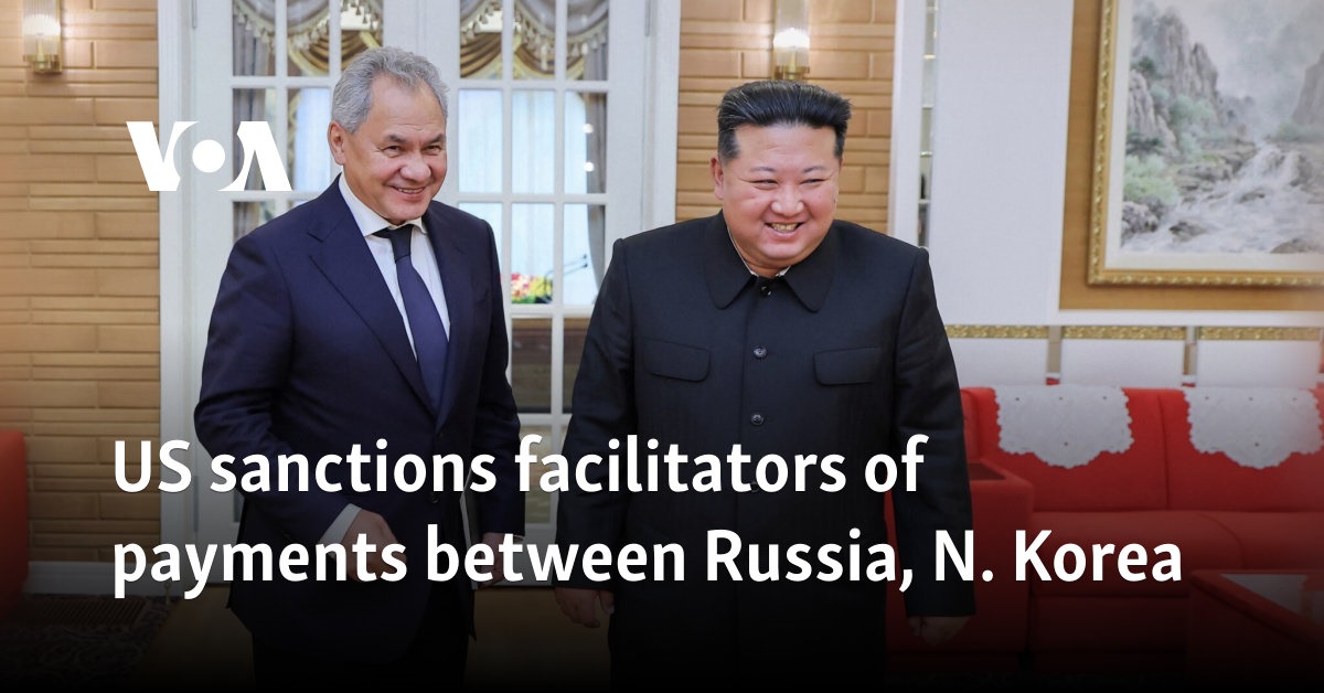 US sanctions facilitators of payments between Russia, N. Korea