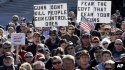 Một cuộc mít-tinh của những người ủng hộ quyền sở hữu súng tại Nashville, Tennesee, ngày 19/1/2013.