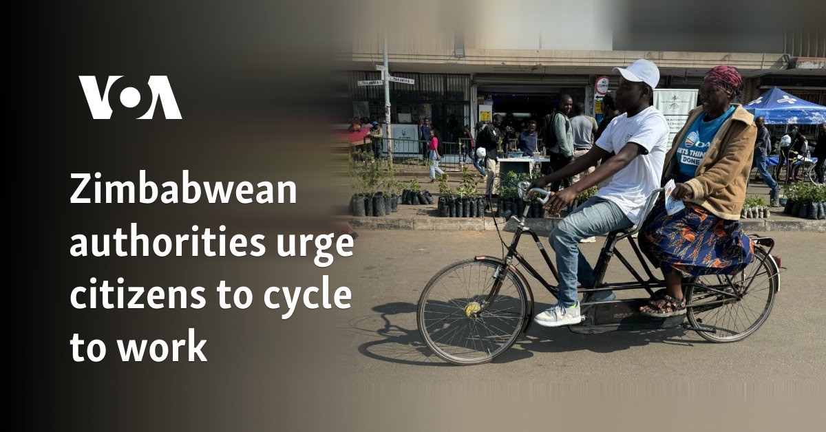 Zimbabwean authorities urge citizens to cycle to work - Vimarsana News