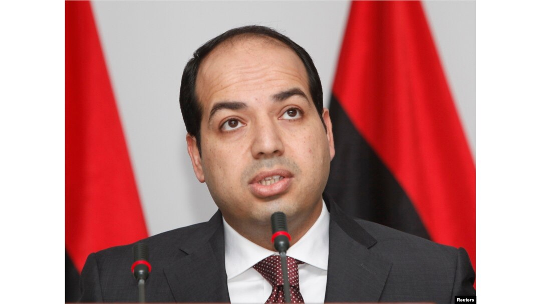 Libya's Supreme Court ruled the election of Prime Minister Ahmed Maiteeq unconstitutional on Monday. Maiteeq is shown at a news conference in Tripoli, Libya, June 7, 2014.
