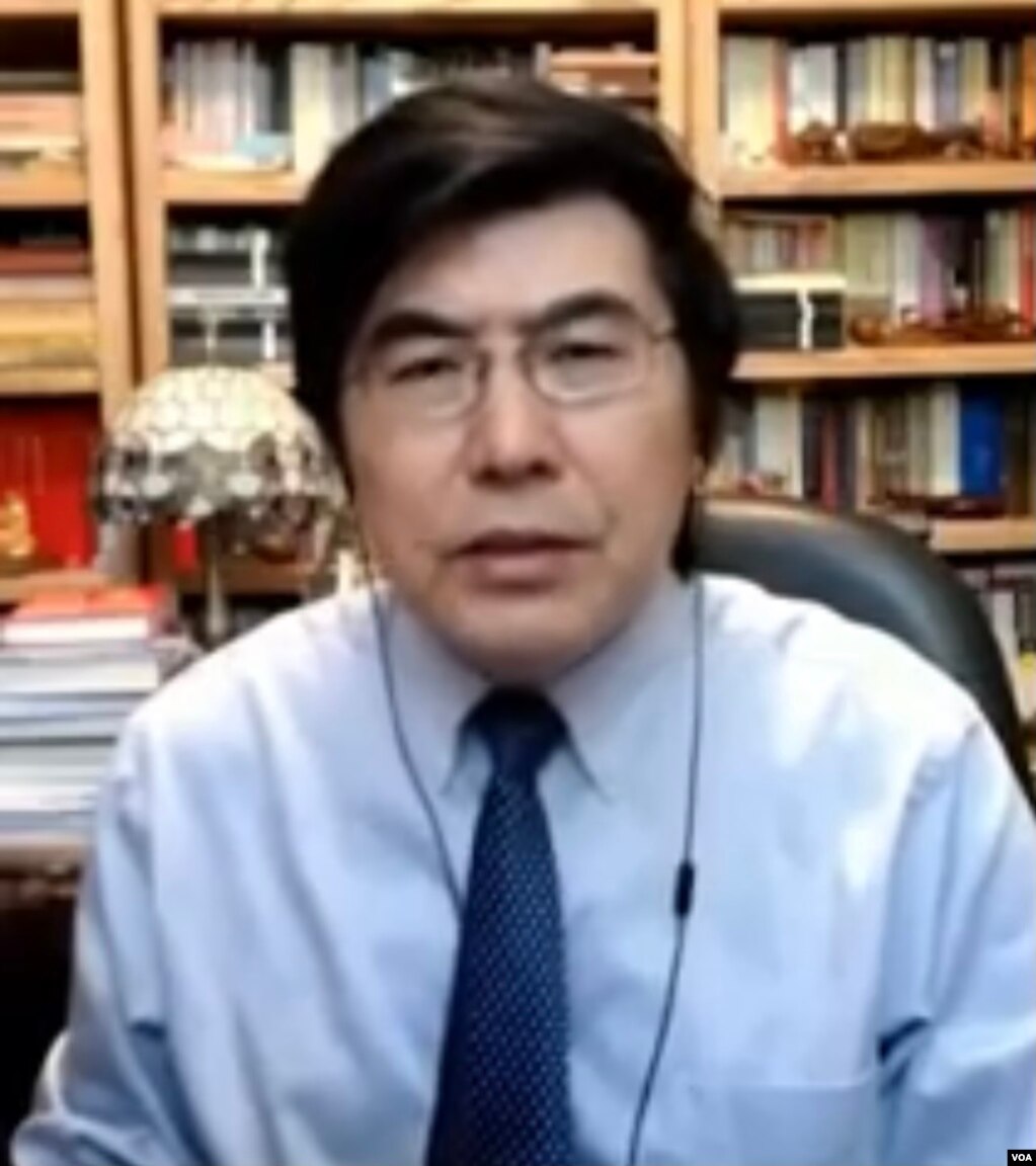 纽约城市大学政治学教授夏明博士。（美国之音资料照）(photo:VOA)
