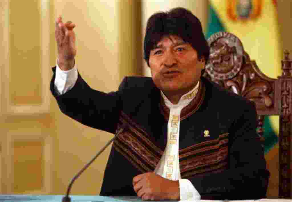 Evo Morales, presidente de Bolivia.