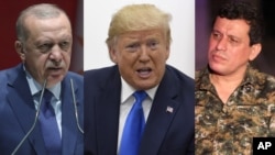 Gen. mazloum abdi, President Trump and Erdogan