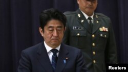 Japan's PM Shinzo Abe (photo January 2013)