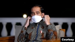 Presiden Jokowi di Istana Merdeka, Jakarta, Jumat, 26 Maret 2021. (Biro Setpres)
