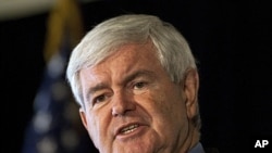 Leading Republican presidential contender and former House of Representatives Speaker Newt Gingrich (file photo)