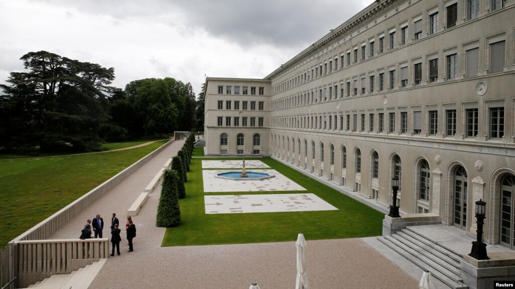Trụ sở chính của Tổ chức Thương mại Thế giới (WTO) tại Geneva, Thuỵ Sĩ.