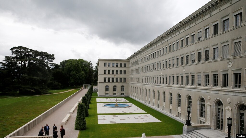 Tư liệu: Trụ sở WTO ở Geneva, Thụy Sĩ. REUTERS/Denis Balibouse