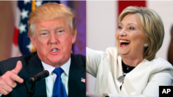 Donald Trump and Hillary Clinton