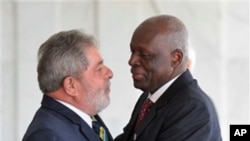 Lula da Silva e José Eduardo dos Santos