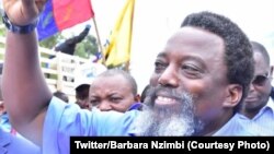 L'ancien président Joseph Kabila à Kolwezi, Lualaba, le 12 décembre 2020 (Twitter / Barbara Nzimbi)