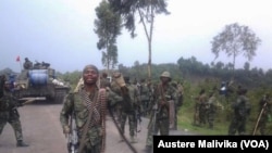 Wanajeshi wa DRC wakiwa katika harakati za kupambana na waasi wa M23. (Picha na Austere Malivika) 