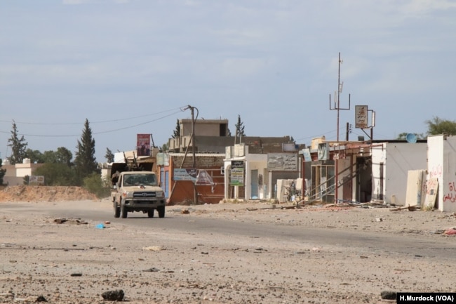 Roughly 42,000 people have been displaced and more than 22 civilians have been killed since this war began almost a month ago and many neighborhoods are abandoned in the suburbs of Tripoli, Libya, May 1, 2019.