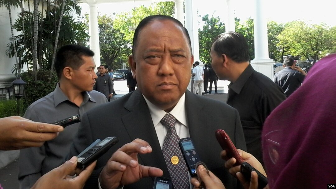 Kepala BIN, Marciano Norman di Istana Negara, Jakarta (Foto: dok).