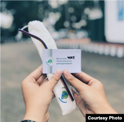 Produk sedotan logam tahan karat (stainless) semakin mudah didapatkan, salah satunya dari gerakan Zero Waste Warriors. (Foto: Zero Waste Warriors)