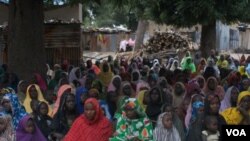 Déplacés à Bama, l'Etat de Borno, au Nigeria, après que la ville ait été libérée de militants de Boko Haram. (Photo VOA)