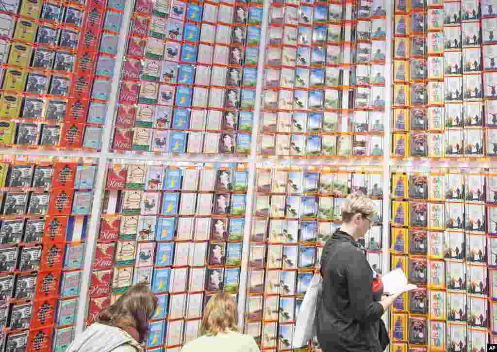 Pameran buku internasional di kota Leipzig, Jerman.&nbsp;