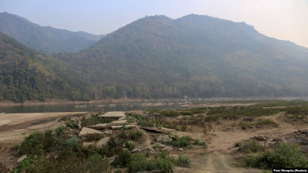 FILE - A general view of the future site of the Luang Prabang dam is seen on the Mekong River in Laos, February 5, 2020. (REUTERS/Panu Wongcha-um/File Photo)