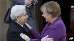Δημήτρης Χριστόφιας και Άγκελα Μέρκελ