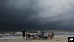 Mây đen kéo đến khi bão Gordon đổ bộ vào bang Alabama ngày 4/9/2018.